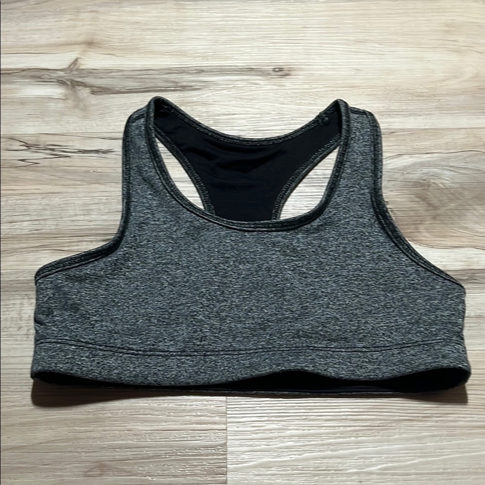 Kids Gray Sports Bra